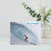 Carte Postale Allons Faire du Surf (Debout devant)