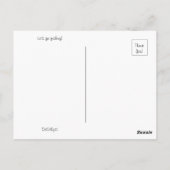 Carte Postale Allons pêcher (Dos)