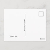 Carte postale - Allons pêcher (Dos)