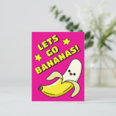 Carte Postale Allons-y bananes ! (Debout devant)