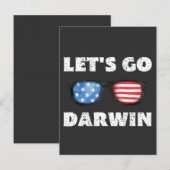 Carte Postale Allons-y Darwin (Devant / Derrière)