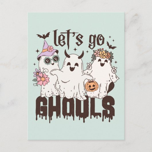 Carte Postale "Allons-y Ghouls" (Devant)