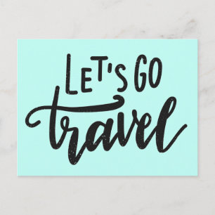 Carte Postale Allons-y Voyage