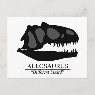 Carte Postale Allosaurus