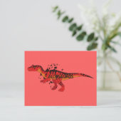 Carte Postale Allosaurus (Debout devant)
