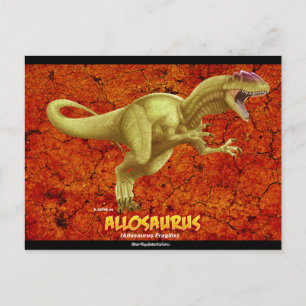 Carte Postale Allosaurus