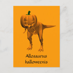 Carte Postale Allosaurus halloweenis
