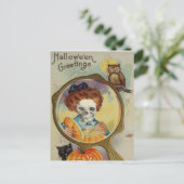 Carte Postale Allumage de la lanterne de Jack O (Debout devant)