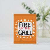 Carte postale : Allumez le grill ! (Debout devant)