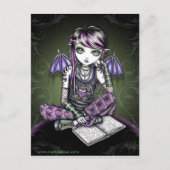 Carte Postale Ally Bat Winging Emo Ipod Fairy (Devant)