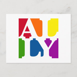 Carte postale Ally Pop White