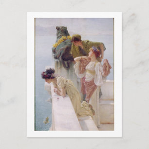 Carte Postale Alma-Tadema   A Coign of Vantage, 1895