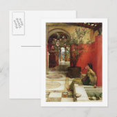 Carte Postale Alma-Tadema | An Oleander, 1882 (Devant / Derrière)