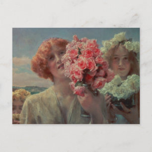 Carte Postale Alma-Tadema   Offre d'été, 1911