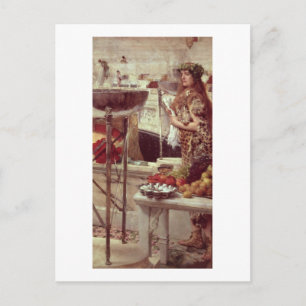 Carte Postale Alma-Tadema   Préparations au Colisée, 1912