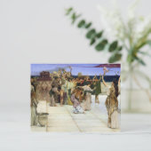 Carte Postale Alma-Tadema |Une dédicace à Bacchus (Debout devant)