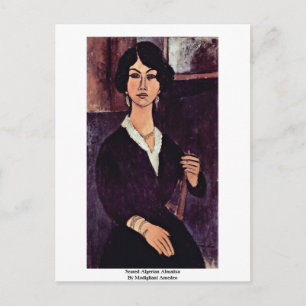 Carte Postale Almaiisa Algérienne Assis Par Modigliani Amedeo