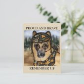 CARTE POSTALE ALMAN SHEPHERD (Debout devant)