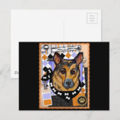 CARTE POSTALE ALMAN SHEPHERD (Devant / Derrière)