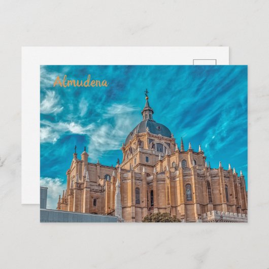 Carte Postale Almudena Madrid (Devant / Derrière)