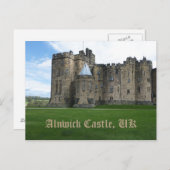 Carte Postale Alnwick Castle UK (Devant / Derrière)