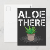 Carte Postale Aloe Là Cactus Succulent Jardin Plante Pun (Devant / Derrière)