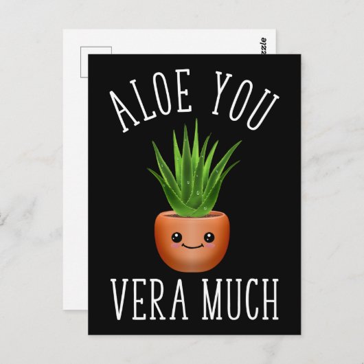 Carte Postale Aloe Vous Vera Beaucoup (Devant / Derrière)