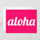Carte Postale Aloha ! (Devant / Derrière)
