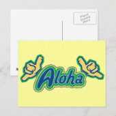 Carte postale Aloha (Devant / Derrière)