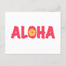 Carte postale Aloha