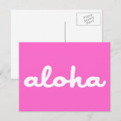 Carte Postale Aloha ! (Devant / Derrière)