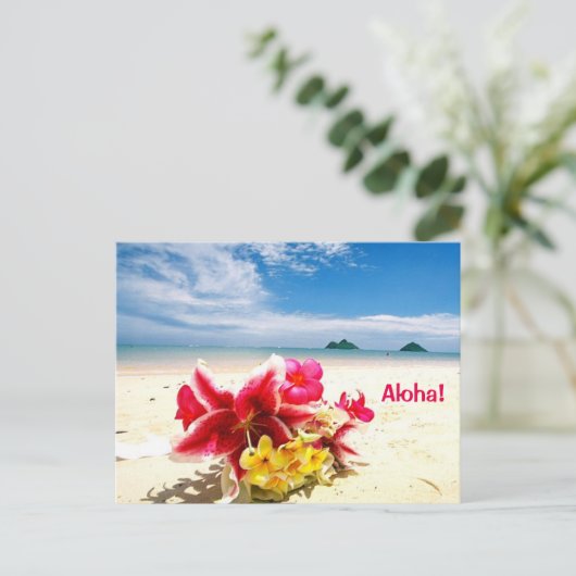 Carte postale Aloha (Debout devant)