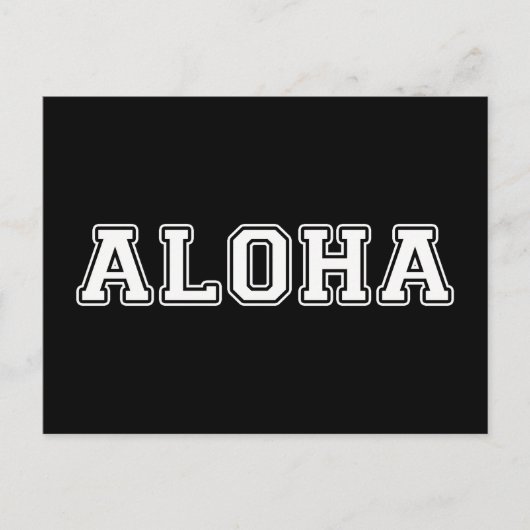 Carte Postale Aloha (Devant)