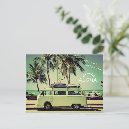 Carte postale ALOHA (Debout devant)