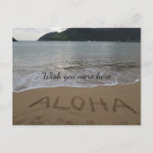 Carte Postale Aloha Beach Kauai Hawaii Océan (Devant)