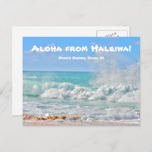 Carte Postale Aloha De Haleiwa (Devant / Derrière)