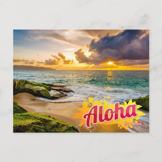 Carte Postale Aloha de Hawaii Postcard (Devant)