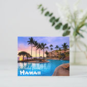 Carte Postale Aloha de Hawaii Postcard (Debout devant)