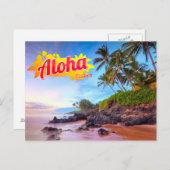 Carte Postale Aloha de Hawaii Postcard (Devant / Derrière)