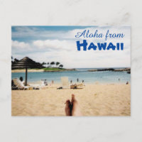 Aloha de Hawaii Postcard