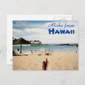 Carte Postale Aloha de Hawaii Postcard (Devant / Derrière)