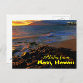 Carte Postale Aloha de Maui (Devant / Derrière)