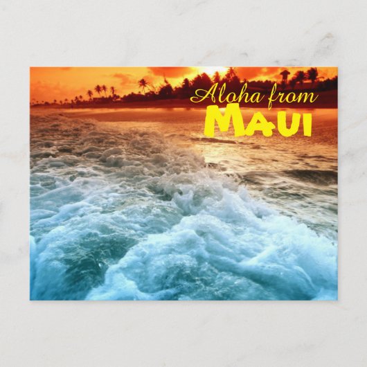 Carte Postale Aloha de Maui (Devant)