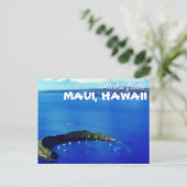 Carte Postale Aloha de Maui Hawaii (Debout devant)