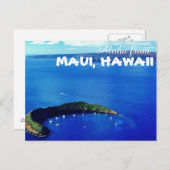 Carte Postale Aloha de Maui Hawaii (Devant / Derrière)