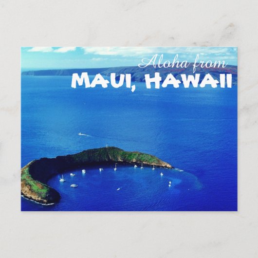 Carte Postale Aloha de Maui Hawaii (Devant)