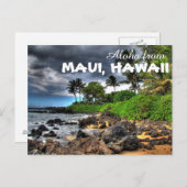 Carte Postale Aloha de Maui Hawaii (Devant / Derrière)