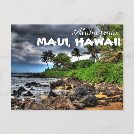 Carte Postale Aloha de Maui Hawaii (Devant)