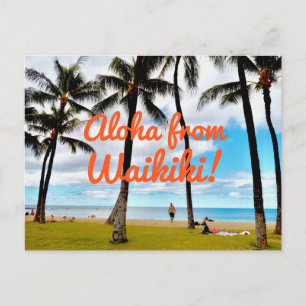 Carte Postale Aloha De Waikiki