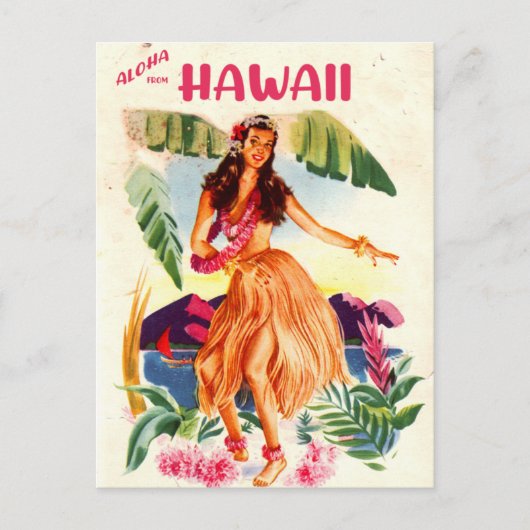 Carte Postale Aloha d'Hawaï (Devant)